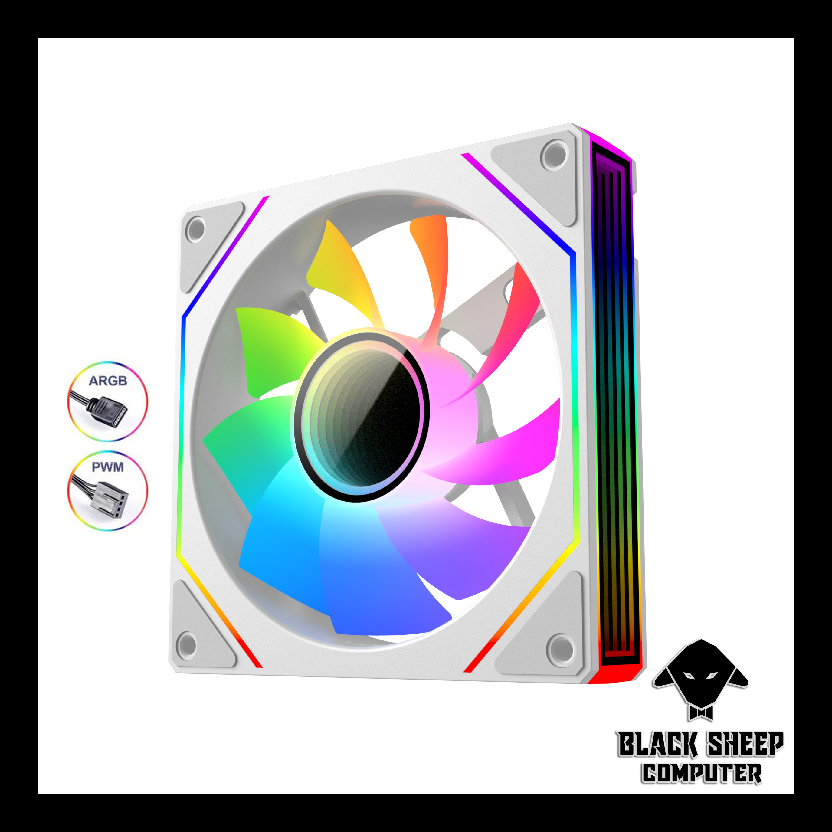 Quạt Fan XIGMATEK INFINITY PRO2 ARTIC NGƯỢC - SYNC MAIN 3PIN 5V Kèm 4 Ốc ( Không gắn nguồn hoặc cần Hub 3Pin 5v )