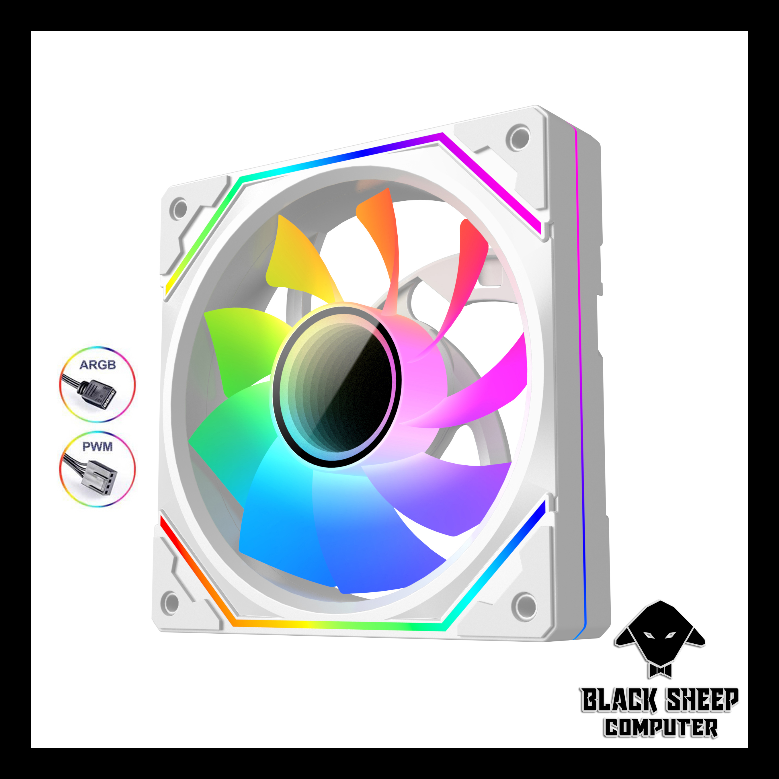 Quạt Fan XIGMATEK INFINITY PRO3 ARTIC NGƯỢC - SYNC MAIN 3PIN 5V Kèm 4 Ốc ( Không gắn nguồn hoặc cần Hub 3Pin 5v )