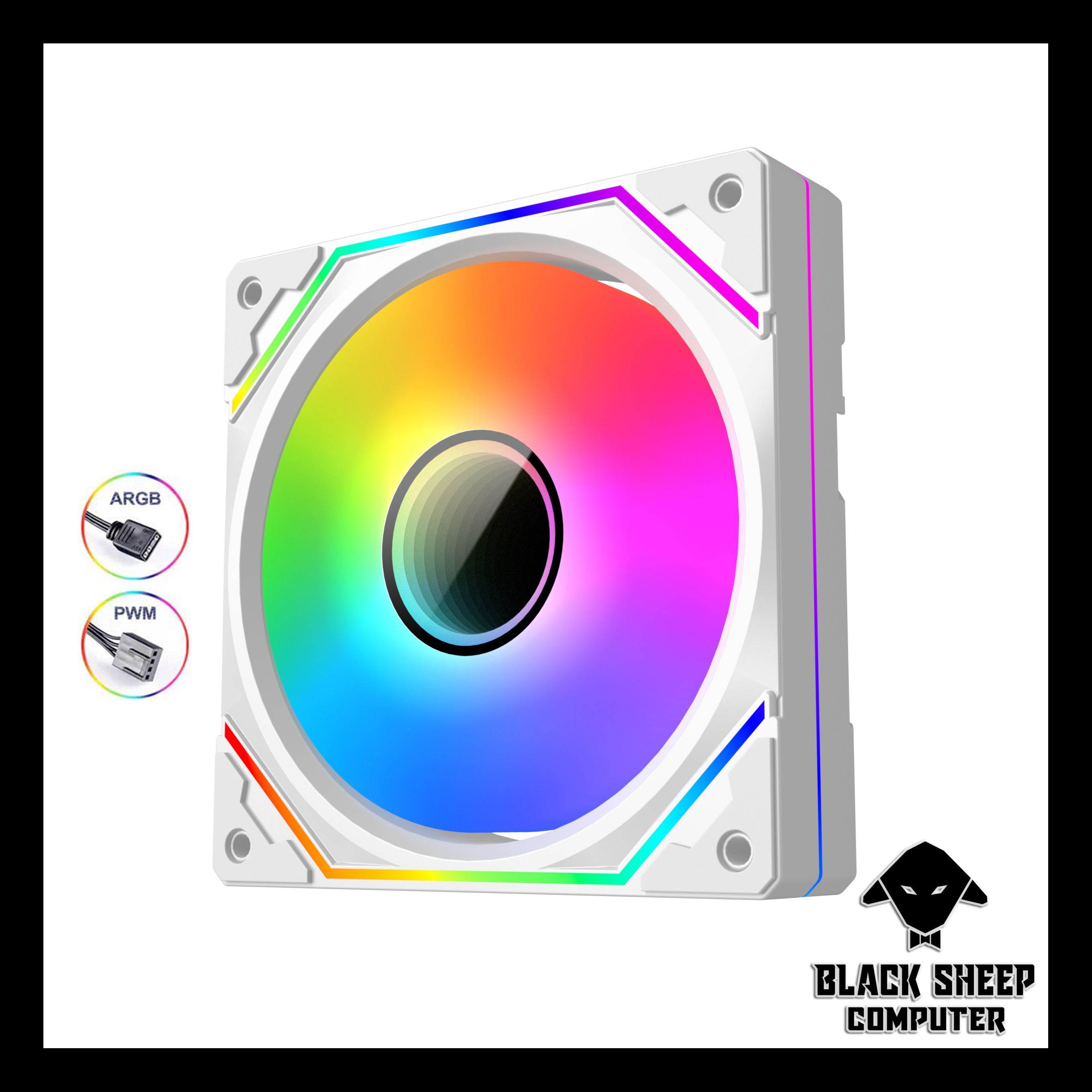 Quạt Fan XIGMATEK INFINITY PRO3 ARTIC - SYNC MAIN 3PIN 5V Kèm 4 Ốc ( Không gắn nguồn hoặc cần Hub 3Pin 5v )