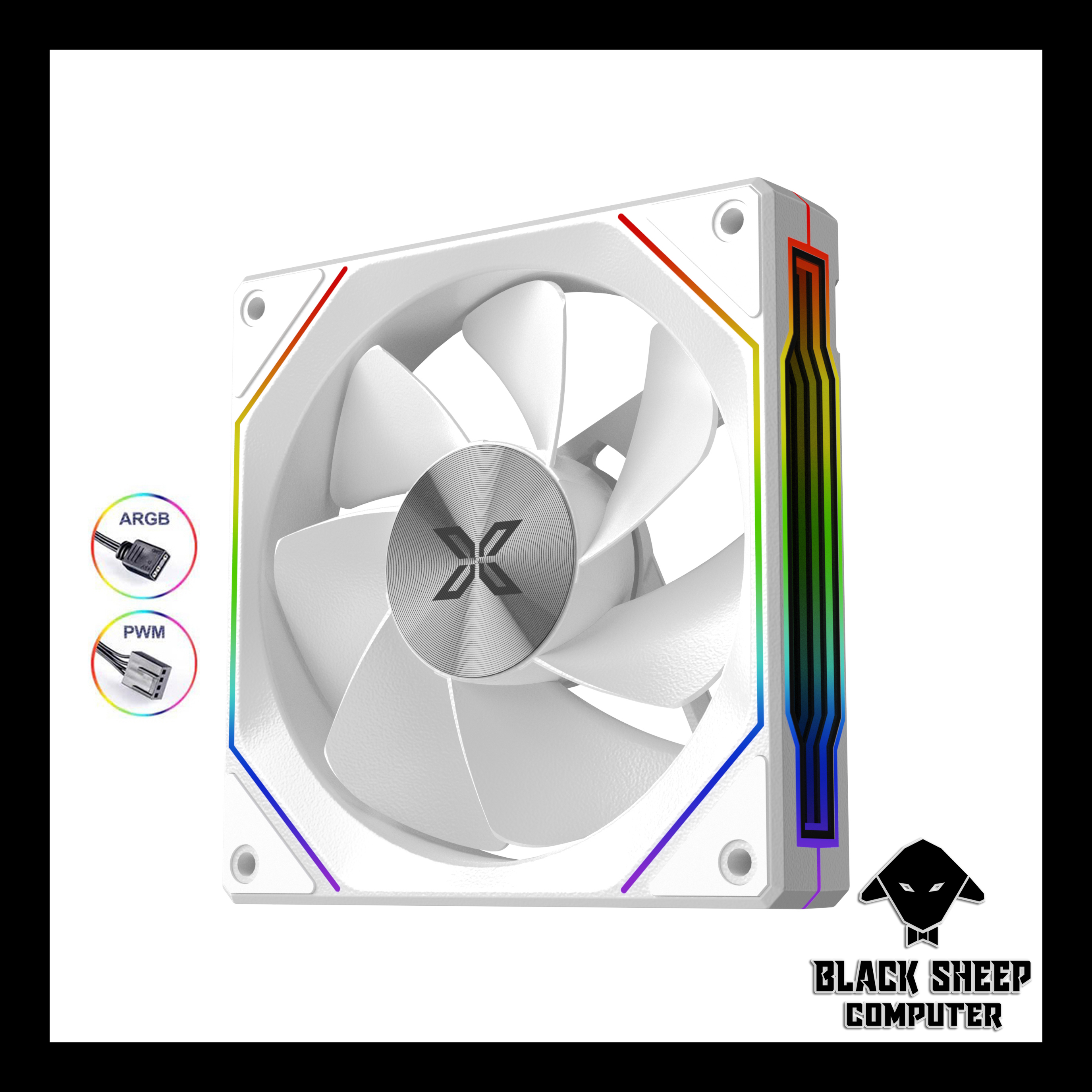 Quạt Fan XIGMATEK INFINITY PRO5 ARTIC NGƯỢC - SYNC MAIN 3PIN 5V Kèm 4 Ốc ( Không gắn nguồn hoặc cần Hub 3Pin 5v )