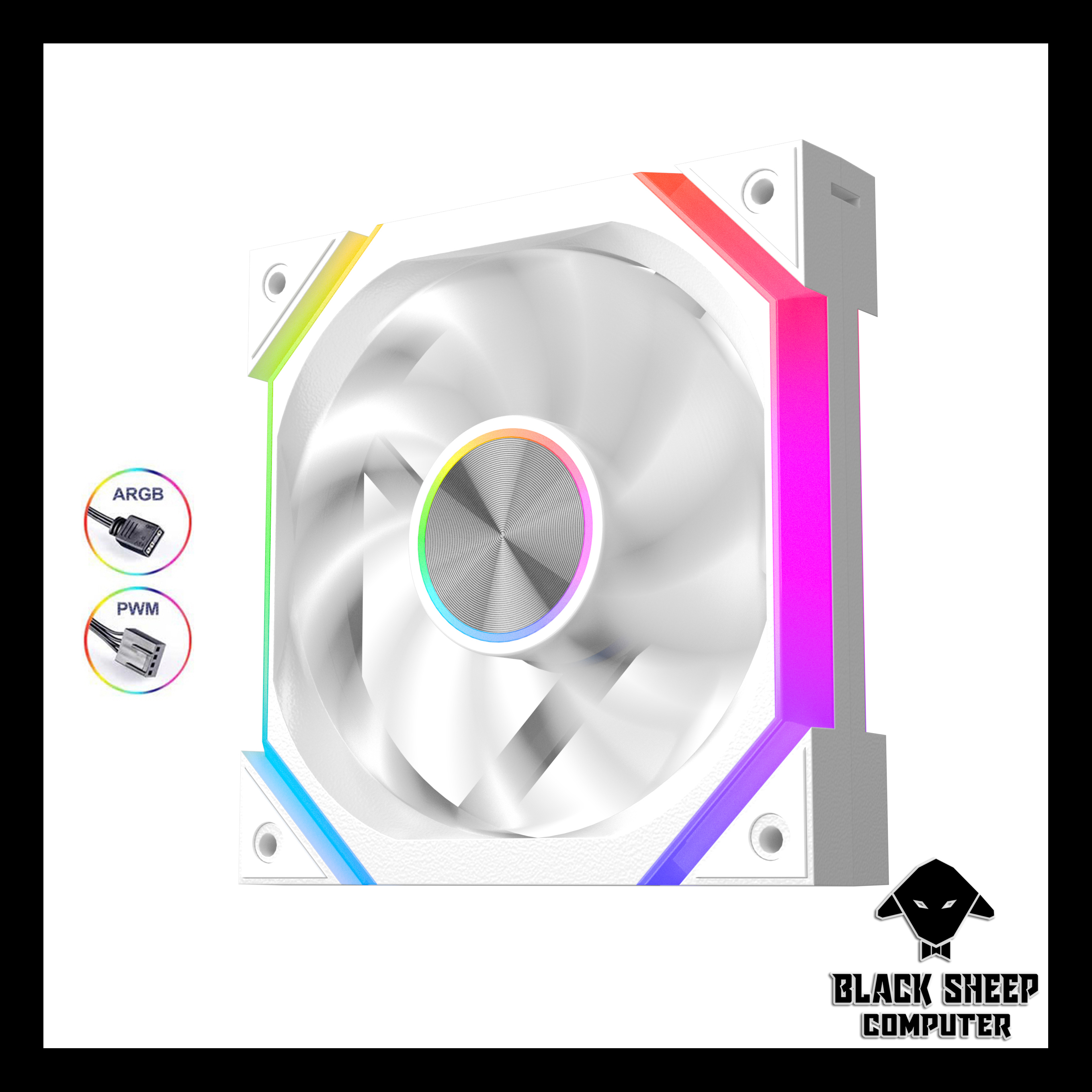 Quạt Fan XIGMATEK INFINITY PRO6 ARTIC - SYNC MAIN 3PIN 5V Kèm 4 Ốc ( Không gắn nguồn hoặc cần Hub 3Pin 5v )