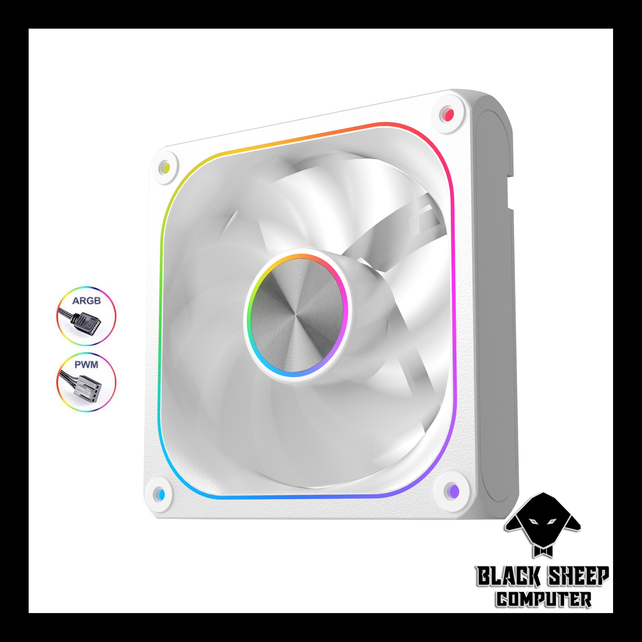 Quạt Fan XIGMATEK INFINITY PRO8 ARTIC NGƯỢC - SYNC MAIN 3PIN 5V Kèm 4 Ốc ( Không gắn nguồn hoặc cần Hub 3Pin 5v )