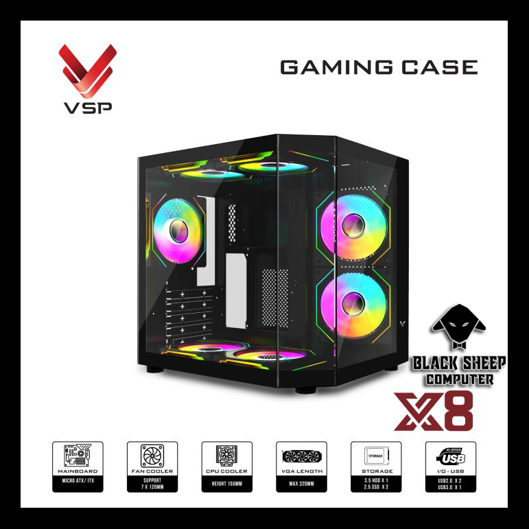 Vỏ Case VSP X8 BLACK