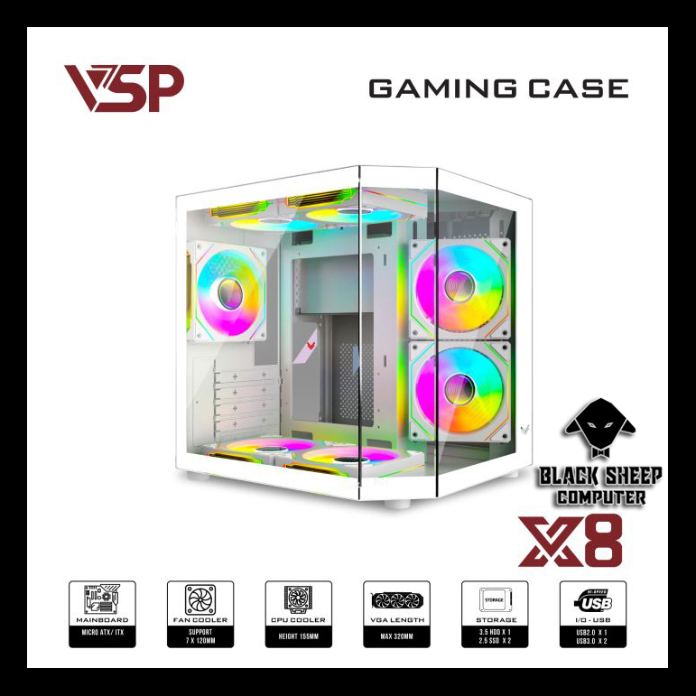Vỏ Case VSP X8 WHITE