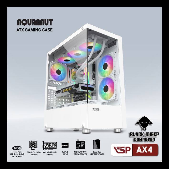 Vỏ Case VSP AQUANAUT AX4 WHITE