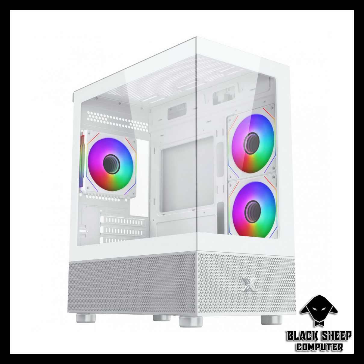 Vỏ Case XIGMATEK ALPHARD M 3GF ARTIC (SẴN 3 FAN LED)