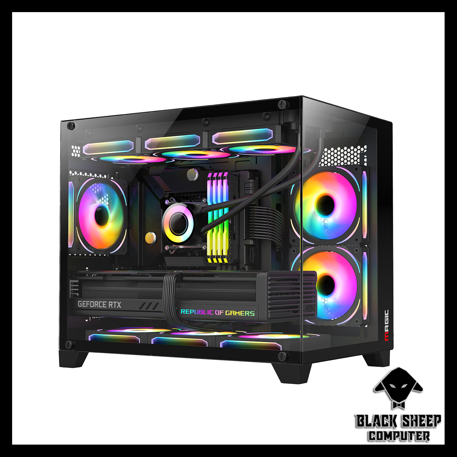 Vỏ Case MAGIC AQUA M ULTRA PRO BLACK