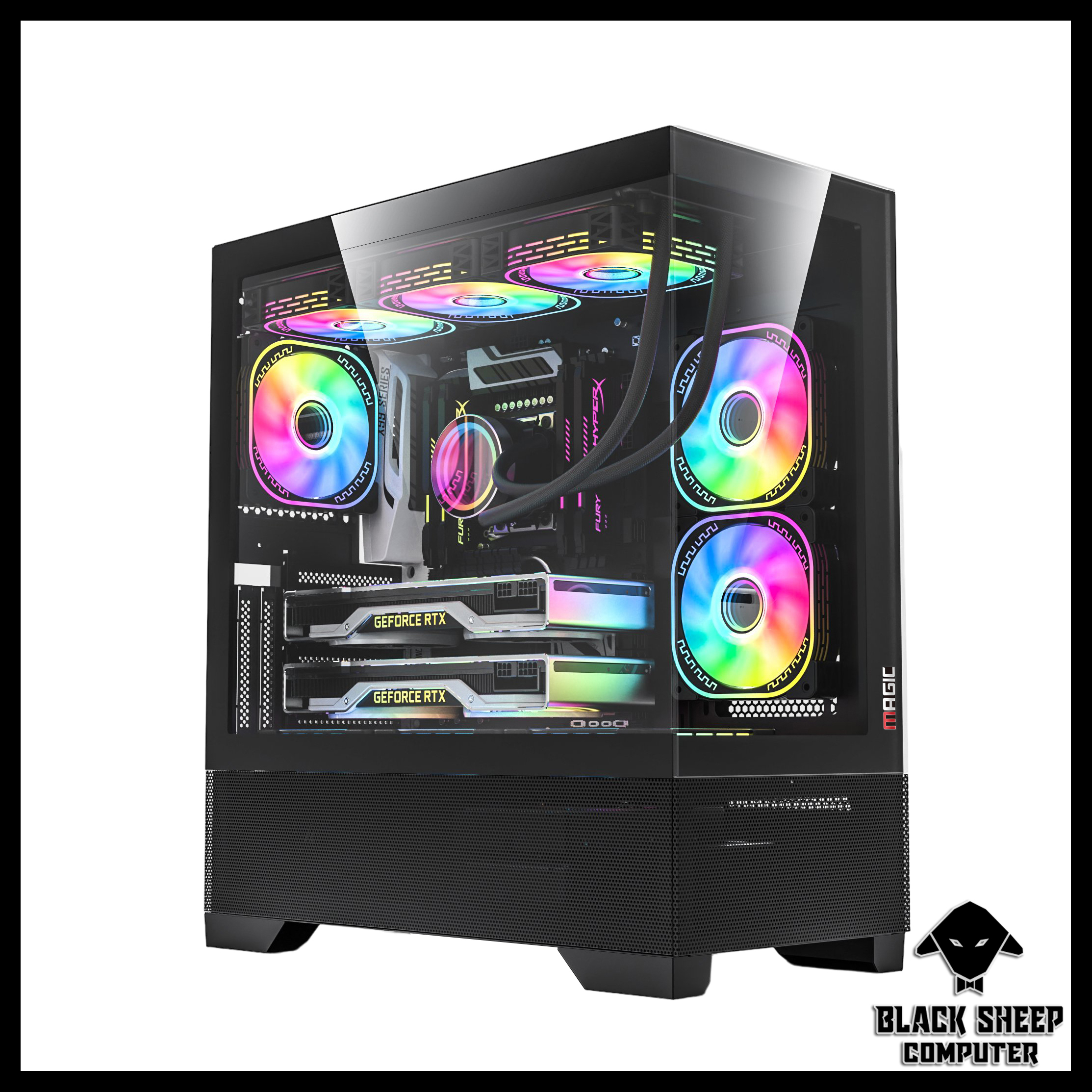 Vỏ Case MAGIC MIX FULL TOWER BLACK