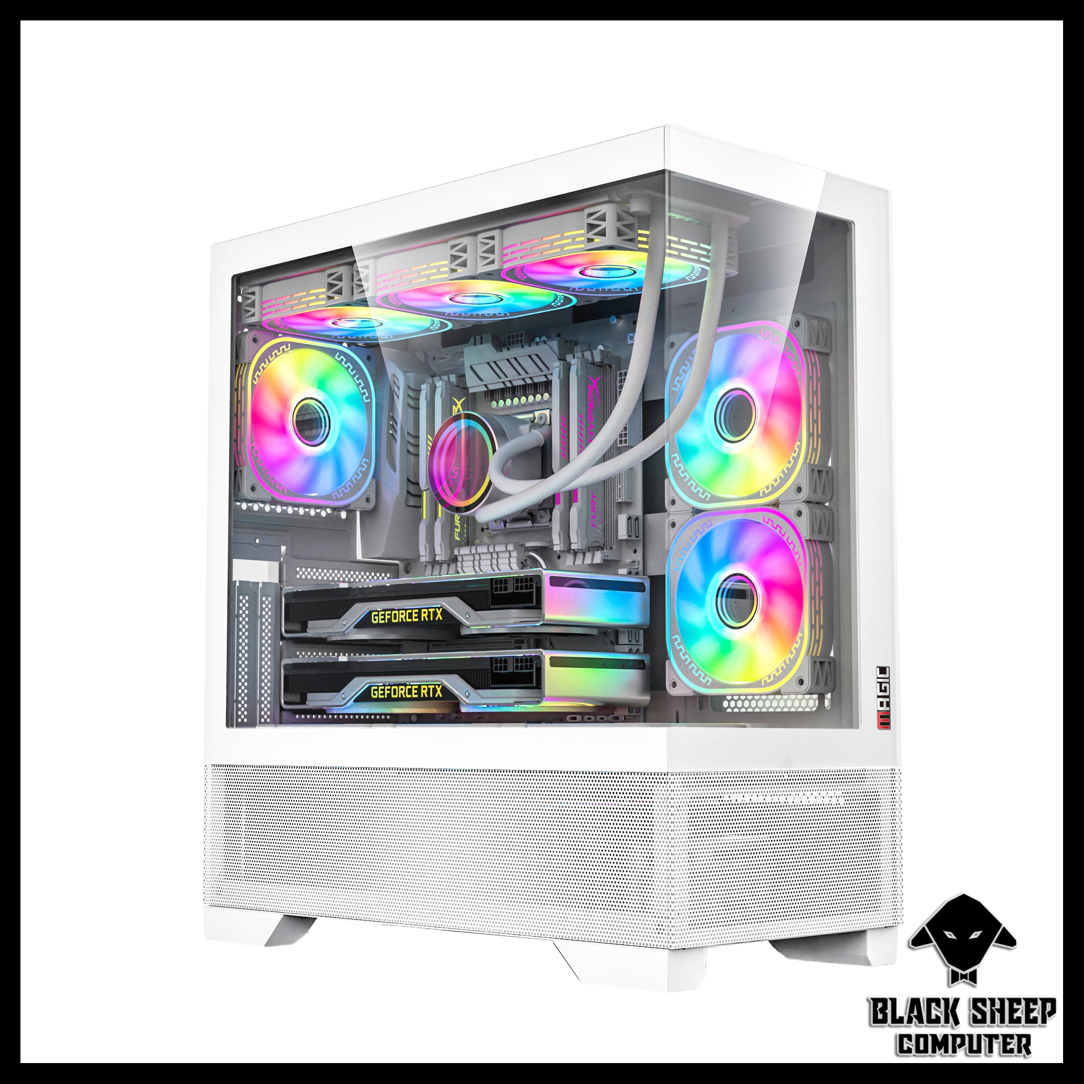 Vỏ Case MAGIC MIX FULL TOWER WHITE