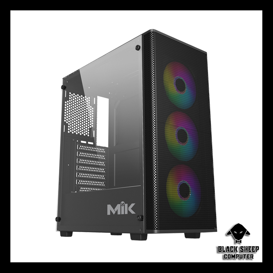 Vỏ Case MIK AION 3FA BLACK (SẴN 3FAN ARGB)