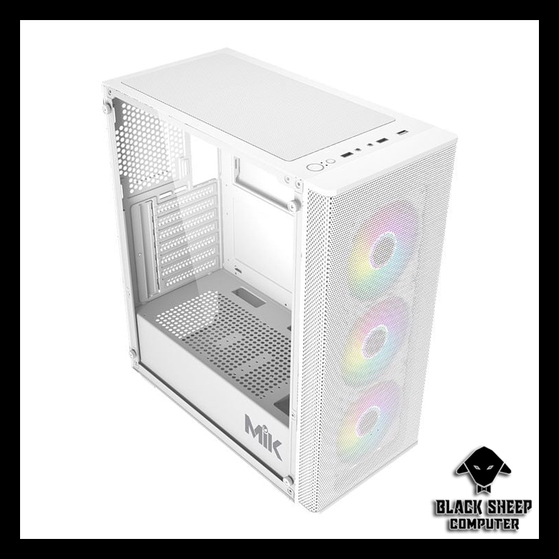 Vỏ Case MIK AION 3FA WHITE (SẴN 3FAN ARGB)