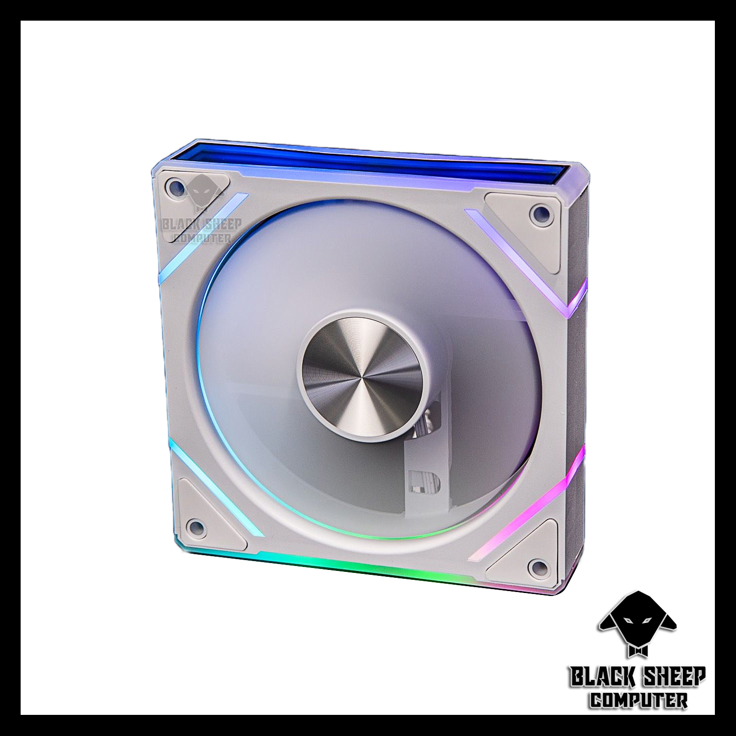 Quạt Fan LEOPARD V1 WHITE - SYNC MAIN 3PIN 5V Kèm 4 Ốc ( Không gắn nguồn hoặc cần Hub 3Pin 5v )