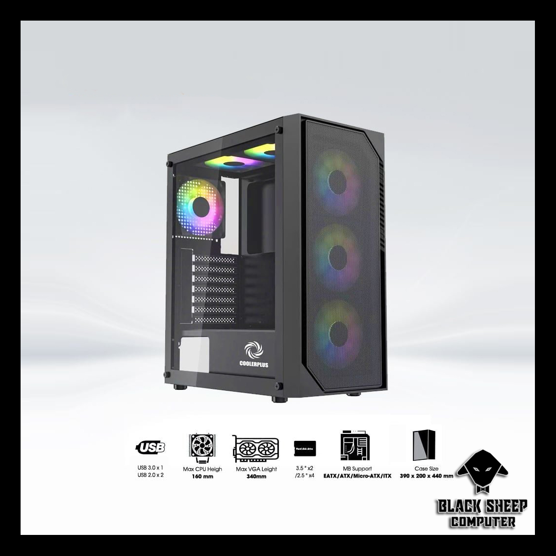 Vỏ Case COOLERPLUS X3 LANCER