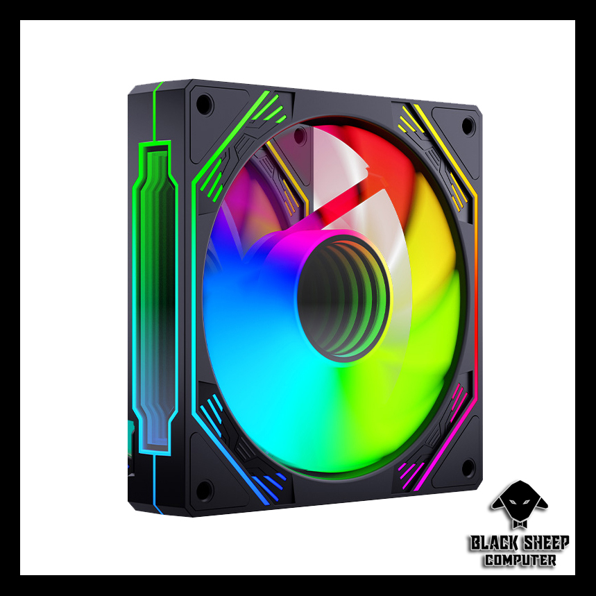 Quạt Fan MAGIC F120 BLACK Kèm 4 Ốc (Gắn trực tiếp nguồn không cần Hub)