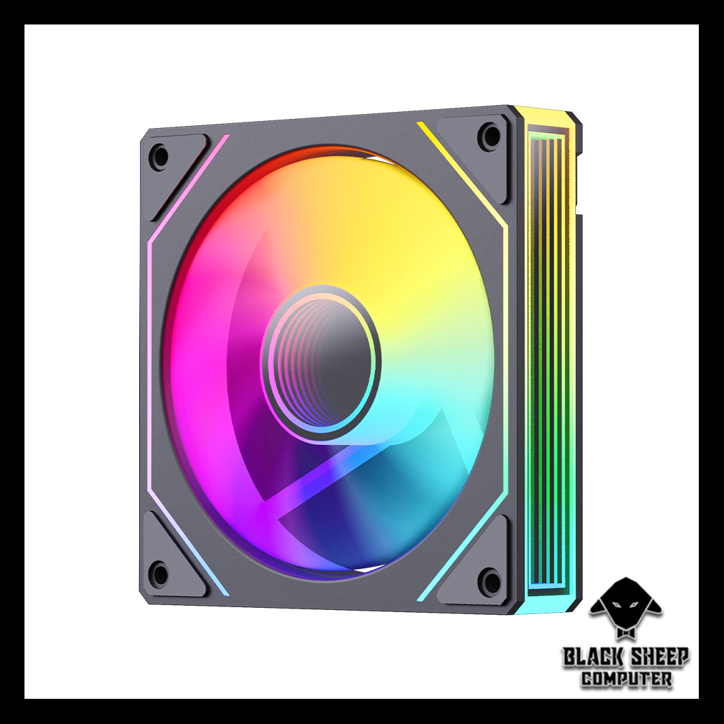 Quạt Fan MAGIC F121 BLACK Kèm 4 Ốc (Gắn trực tiếp nguồn không cần Hub)