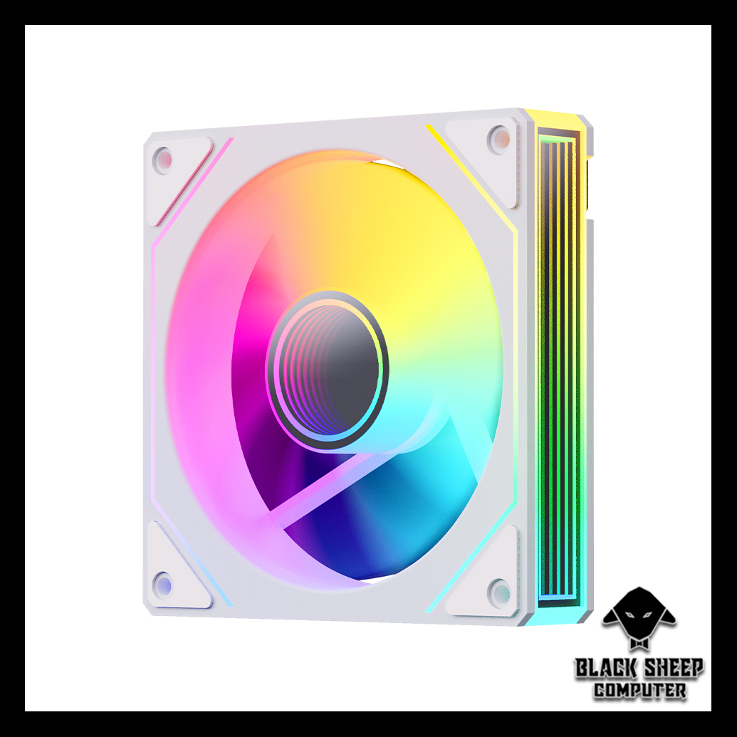 Quạt Fan MAGIC F121 WHITE Kèm 4 Ốc (Gắn trực tiếp nguồn không cần Hub)