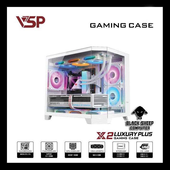 Vỏ Case VSP X2 LUXURY PLUS WHITE